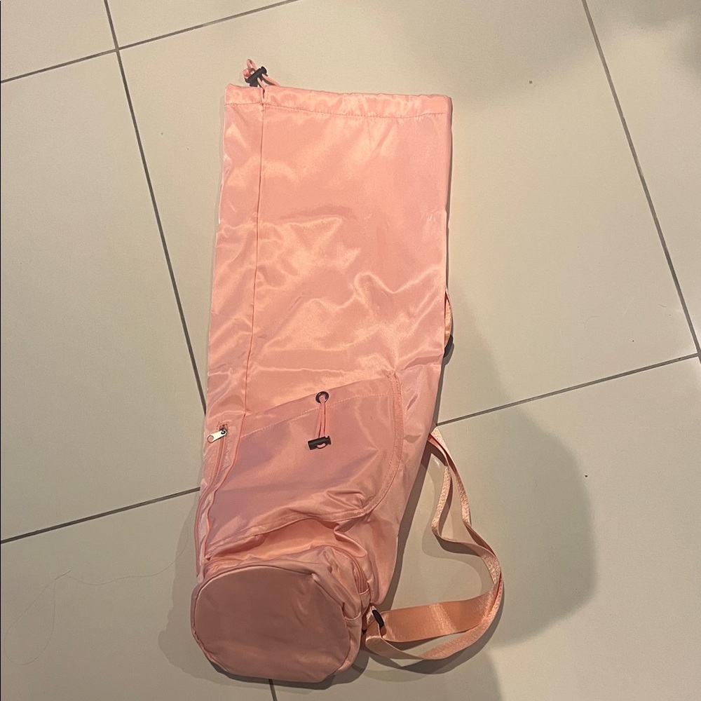 Pink yoga mat carrying case